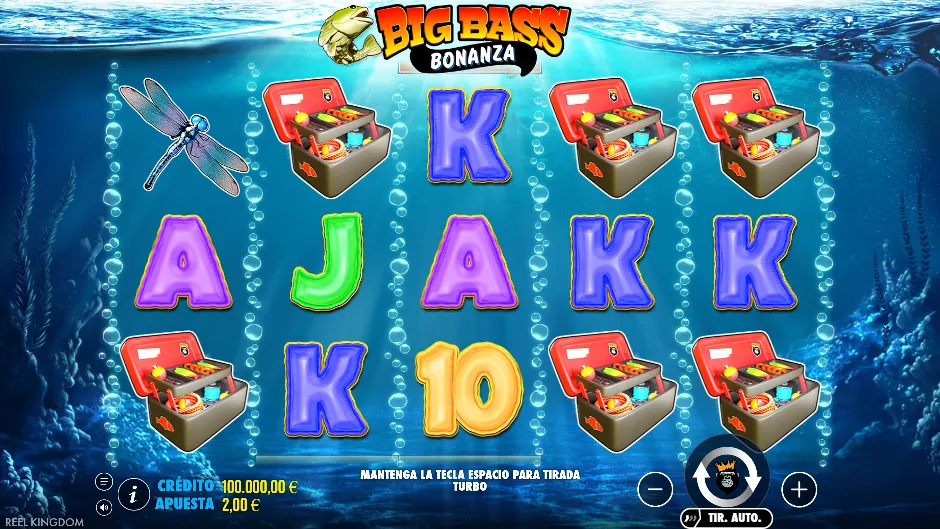 Big Bass Bonanza — pantalla principal 5×3